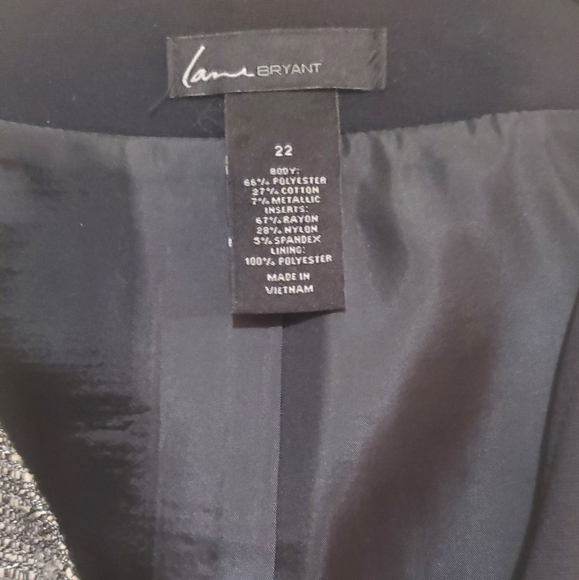 Lane Bryant moto style jacket - Picture 3 of 4